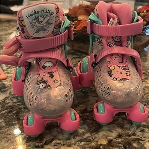 Hello Kitty Pink and Mint Youth Skates